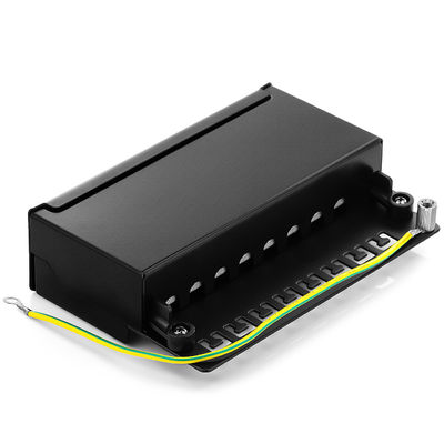 8 divisor portuário da caixa de distribuidor do distribuidor de cabo do painel de remendo Cat6 da montagem RJ45 da parede de Pacthpanel UTP