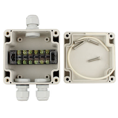 Iluminando o cerco elétrico da distribuição da caixa de junção 83*81*56mm da fiação do cabo impermeável com conectores