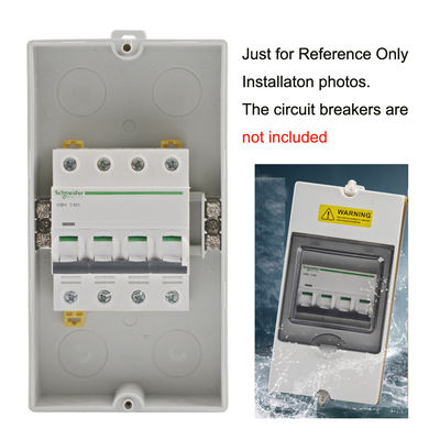 4 da montagem impermeável da parede de cerco da distribuição elétrica da maneira IP65 caixa de interruptor exterior 1504