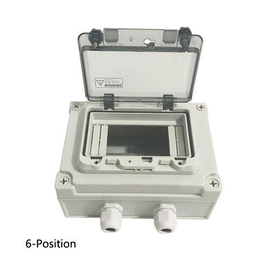 Maneira 2 3 4 5 6 8 10 12 16 18 exterior impermeável plástica da caixa de interruptor IP67 do interruptor do cerco elétrico da parede