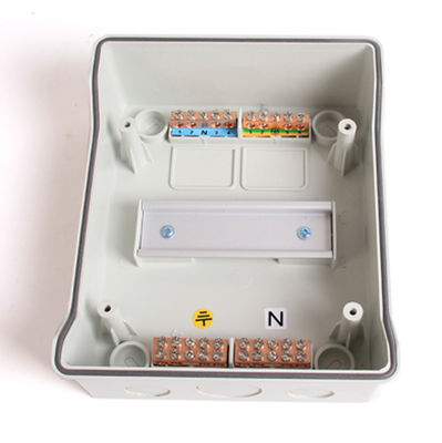 6 da distribuição elétrica exterior impermeável do cerco do interruptor da maneira IP65 caixa de interruptor plástica