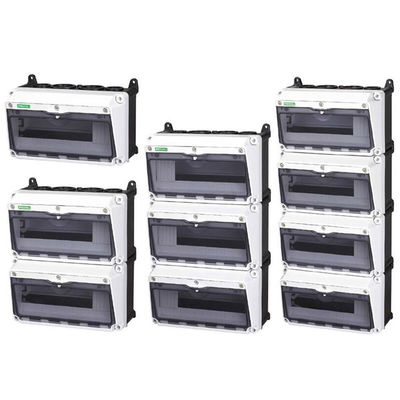 12 24 36 48 do cerco elétrico exterior impermeável da parede da maneira IP65 caixas de distribuição plásticas