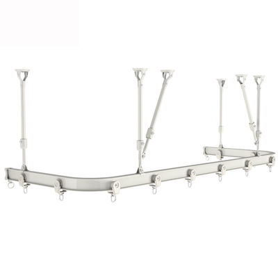 Janela de baía de alumínio curvada resistente Rod Bendable Curtain Track Rail de Polo para o divisor de sala