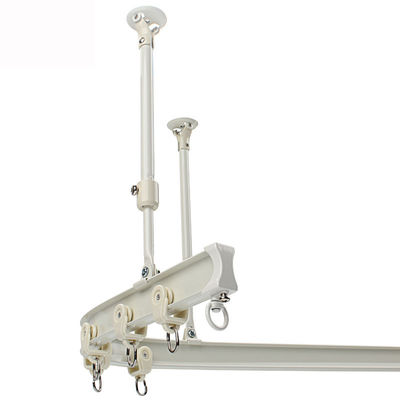 Janela de baía de alumínio curvada resistente Rod Bendable Curtain Track Rail de Polo para o divisor de sala
