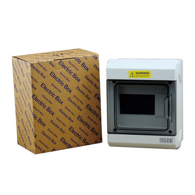 6 da distribuição elétrica exterior impermeável do cerco do interruptor da maneira IP65 caixa de interruptor plástica