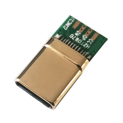 o tipo paládio 100W de 6mm O.D USB 3,1 do cabo da carga de C que carrega para portáteis marca telefones espertos