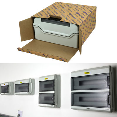 9 da distribuição elétrica exterior impermeável do cerco da maneira IP66 caixa de interruptor plástica do interruptor