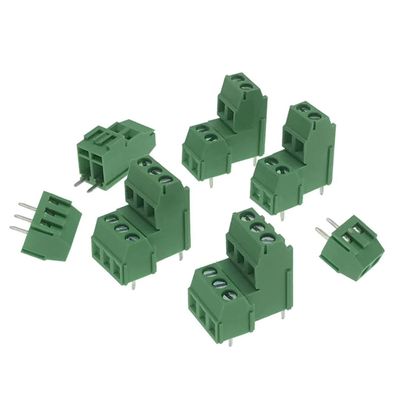 3.81mm/0,15&quot; conectores duplos Jointable da placa do PWB dos blocos de terminais do parafuso da fileira
