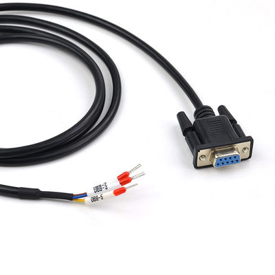 Porto de série secundário da terra do conector RS232 RXD TXD de DB9 D ao cabo de Exapansion de 3 terminais do pino