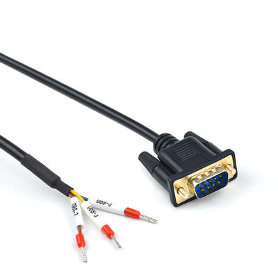 Porto de série secundário da terra do conector RS232 RXD TXD de DB9 D ao cabo de Exapansion de 3 terminais do pino