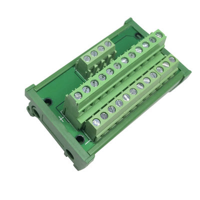 1 no divisor da fonte de energia da placa da fuga de 12 para fora blocos de terminais que prende o divisor da distribuição