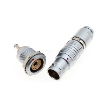 OVO 2B 6 Pin Plus de FGG 1 do soquete push pull da tomada do Auto-fechamento da maneira conector misturado pneumático elétrico