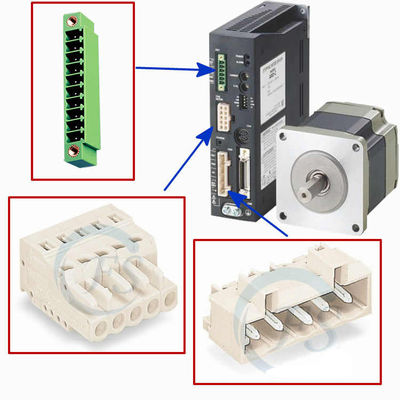 os blocos de terminais do parafuso do PWB do passo de 3.81mm obstruem + ângulo reto Pin Header com flange