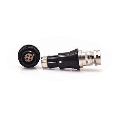 tipo curto conector circular push pull da série das carroçarias 102F da tomada da montagem do cabo do metal