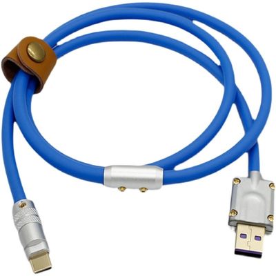 Tipo teclado mecânico de USB 3,1 do jogo de DIY dos telefones celulares de Shell Data Charge Cable For da tomada do conector do metal de C