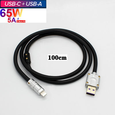 Tipo teclado mecânico de USB 3,1 do jogo de DIY dos telefones celulares de Shell Data Charge Cable For da tomada do conector do metal de C