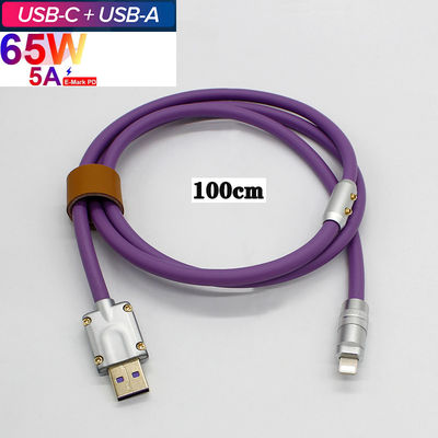 Tipo teclado mecânico de USB 3,1 do jogo de DIY dos telefones celulares de Shell Data Charge Cable For da tomada do conector do metal de C