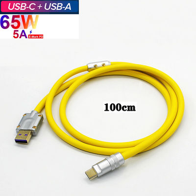 Tipo teclado mecânico de USB 3,1 do jogo de DIY dos telefones celulares de Shell Data Charge Cable For da tomada do conector do metal de C