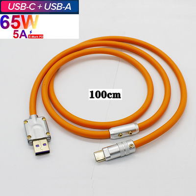 Tipo teclado mecânico de USB 3,1 do jogo de DIY dos telefones celulares de Shell Data Charge Cable For da tomada do conector do metal de C