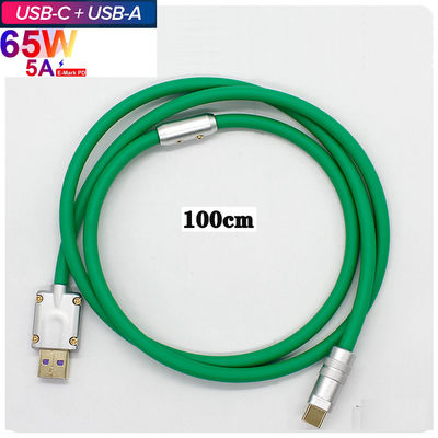 Tipo teclado mecânico de USB 3,1 do jogo de DIY dos telefones celulares de Shell Data Charge Cable For da tomada do conector do metal de C
