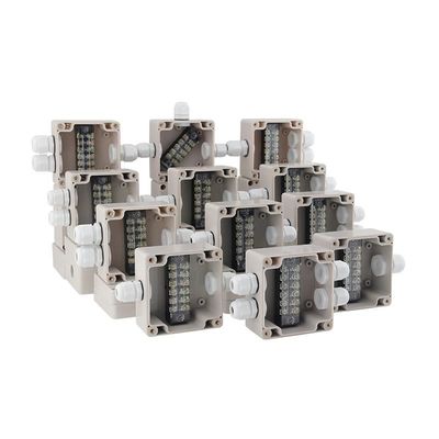 Iluminando o cerco elétrico da distribuição da caixa de junção 83*81*56mm da fiação do cabo impermeável com conectores