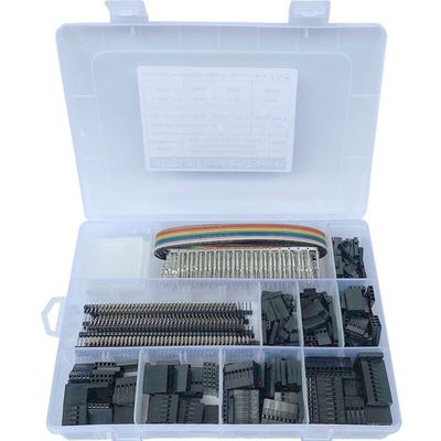 variedade dos conectores de 1550pcs Du Pont 2.54mm com o jogo do alicate do frisador da ferramenta de friso