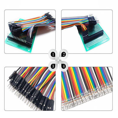 variedade dos conectores de 1550pcs Du Pont 2.54mm com o jogo do alicate do frisador da ferramenta de friso