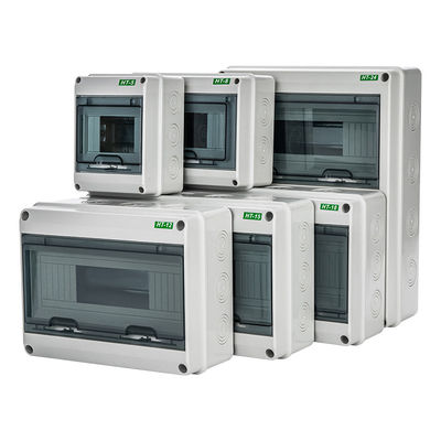HT-5 8 12 15 18 24 da distribuição elétrica do cerco da maneira caixas de interruptor plásticas IP65 impermeáveis