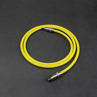 Tipo paládio 100W do jogo 6mm O.D USB-C 3,1 de DIY do cabo da carga de C que carrega para telefones das tabuletas dos portáteis