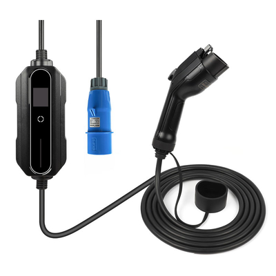 O carregamento do veículo elétrico cabografa 32 IEC 62196-2 da caixa do ampère 220V-240V CEE Plug Car Charger Switch