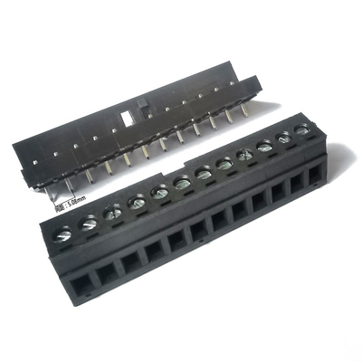 blocos de terminais Pluggable do parafuso do PWB do passo de 5.08mm para o módulo do PLC S7-200