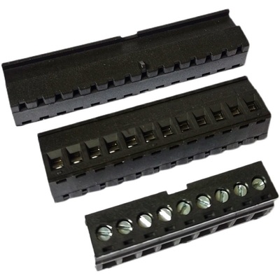 blocos de terminais Pluggable do parafuso do PWB do passo de 5.08mm para o módulo do PLC S7-200