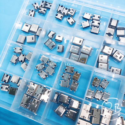 Tipo receptáculo fêmea 75pcs 120pcs do soquete do conector 6P 16P 24P do jogo de reparação USB-C do porto de C Charing