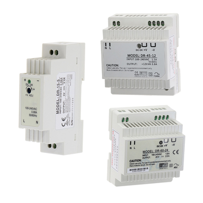 Fonte de alimentação do modo do interruptor do trilho do ruído da saída da C.C. de DR-45-12 45W 12V 3.5A