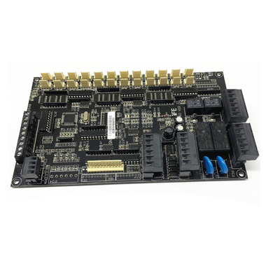 os blocos de terminais Pluggable do parafuso do PWB do passo de 5.08mm obstruem + ângulo direito Pin Header Black