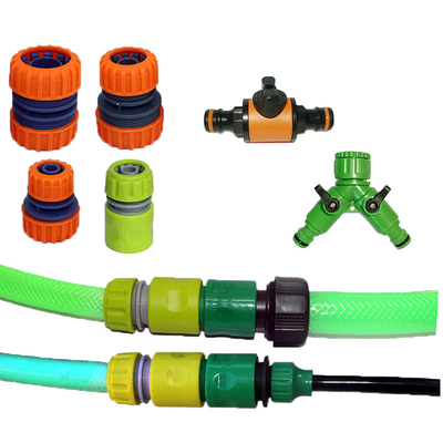 Polegada rápida plástica dos acessórios 1/2 do adaptador da mangueira do conector da torneira da mangueira da água do jardim 3/4 de polegada