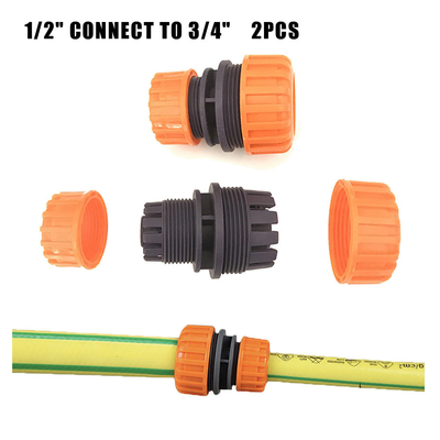Polegada rápida plástica dos acessórios 1/2 do adaptador da mangueira do conector da torneira da mangueira da água do jardim 3/4 de polegada