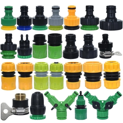 Polegada rápida plástica dos acessórios 1/2 do adaptador da mangueira do conector da torneira da mangueira da água do jardim 3/4 de polegada
