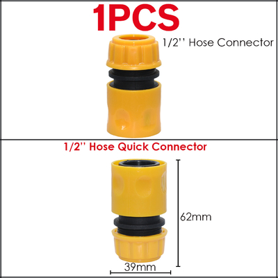 Polegada rápida plástica dos acessórios 1/2 do adaptador da mangueira do conector da torneira da mangueira da água do jardim 3/4 de polegada