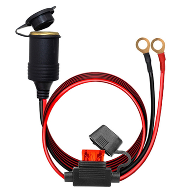 Tomada de poder fêmea do soquete mais leve do cigarro do caminhão da motocicleta do carro com 5M Cable 12V 24V