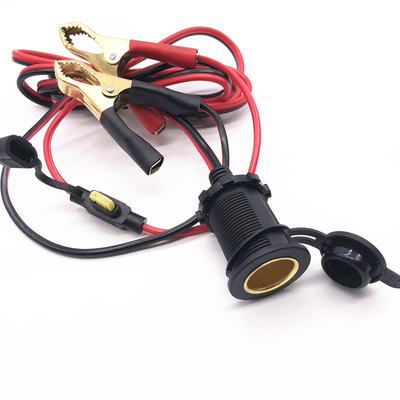 Tomada de poder fêmea do soquete mais leve do cigarro do caminhão da motocicleta do carro com 5M Cable 12V 24V