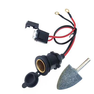 Tomada de poder fêmea do soquete mais leve do cigarro do caminhão da motocicleta do carro com 5M Cable 12V 24V