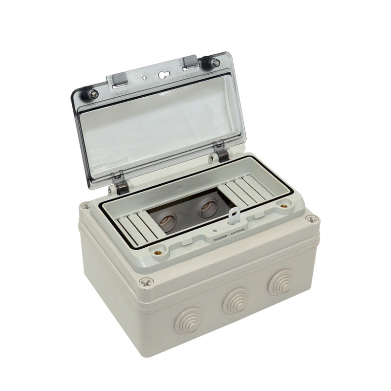 Maneira 6 8 exterior impermeável plástica da caixa de interruptor IP67 do interruptor do cerco elétrico fixado na parede