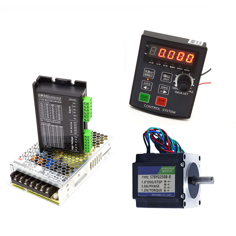 3Amp Bifásico 1.2Nm Único Eixo 57 Motor de Passo + TB6600 4A 40V Driver+ Direção Conjunto de Controlador de Velocidade
