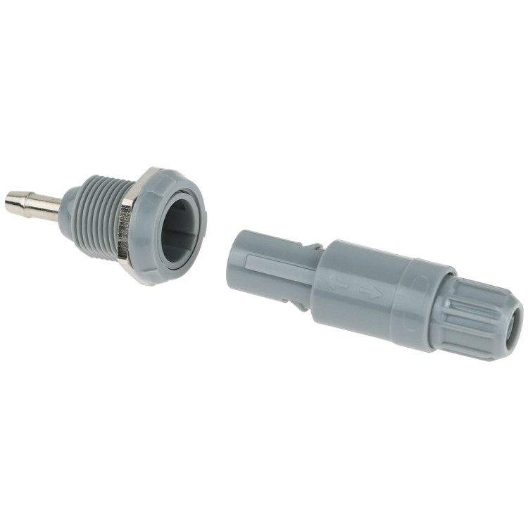 Conector plástico detravamento push pull misturado pneumático elétrico da tubulação da substituição do soquete da tomada do PACOTE do PAG