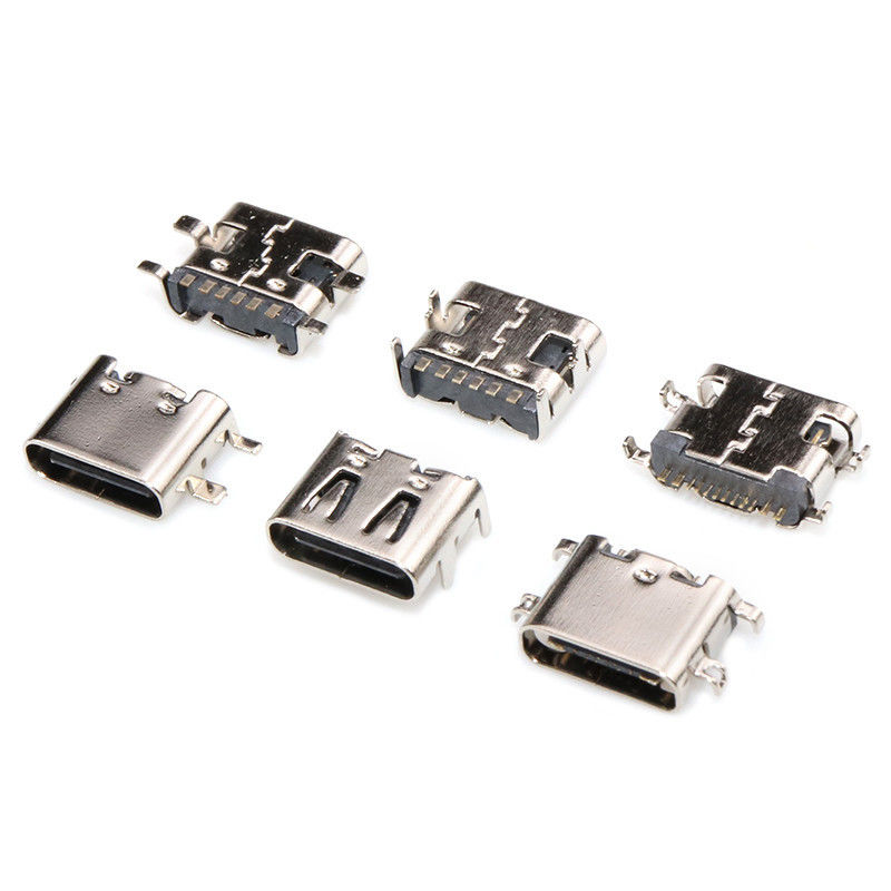 Tipo soquete fêmea 6P 9P 14P 16P 24P Jack Connector portuário de carregamento de USB 3,1 de C