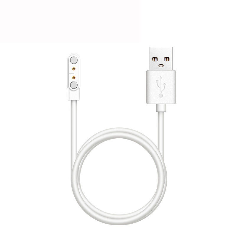 Pogo 2 Pin Connector 4mm lança o cabo magnético da carga dos dados de USB para o Smart Watch portátil do Juicer