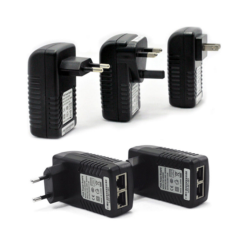 Tomada Desktop 12V da UE Reino Unido E.U. do AU da fonte de alimentação do adaptador fixado na parede de Wifi do adaptador do poder do ponto de entrada - 48V