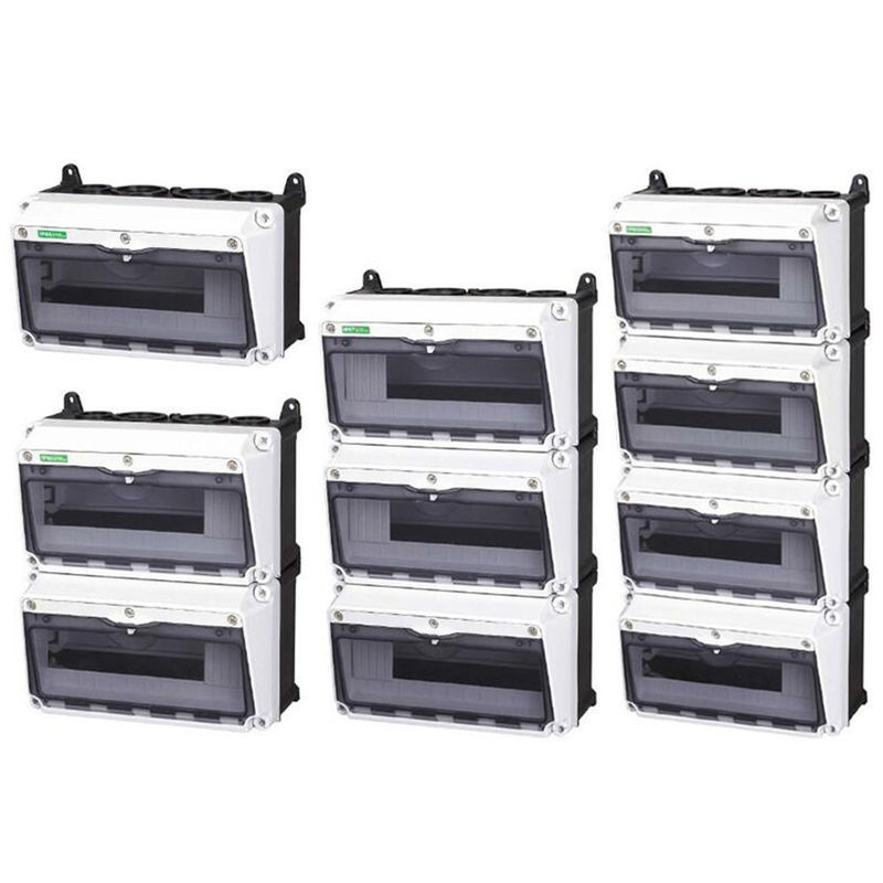 12 24 36 48 do cerco elétrico exterior impermeável da parede da maneira IP65 caixas de distribuição plásticas