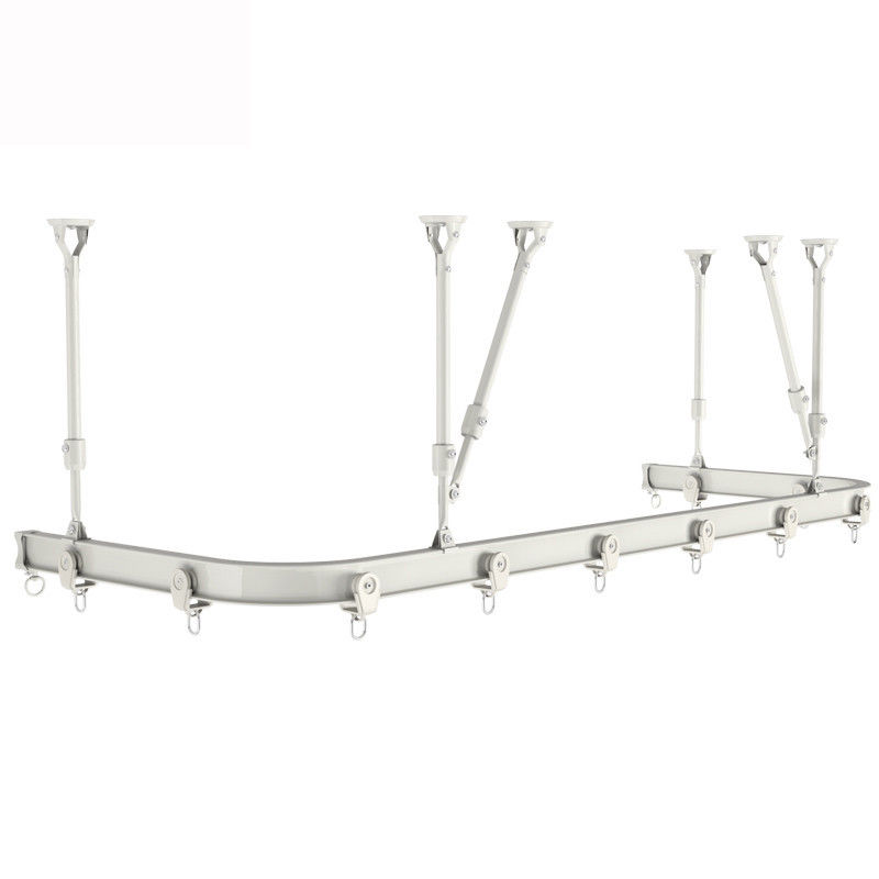 Janela de baía de alumínio curvada resistente Rod Bendable Curtain Track Rail de Polo para o divisor de sala